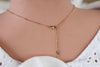 Verlängerungs Verschluss für Halskette Edelstahl mit Anhänger Herz Hexagon Farbe rosegold