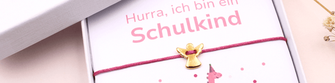 Geschenke zur Einschulung für das Schulkind, Schmuck & Armbänder mit Karte