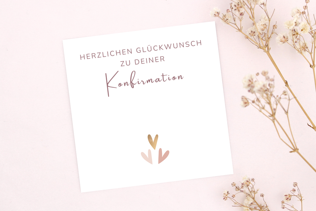 Konfirmationskarte als Individuelle Geschenkverpackung für dein Armband