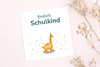 Endlich Schulkind Karte für dein Armband von Beautysart Design
