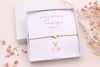 Trauzeugin fragen Armband mit Karte und Schuckschachtel im Set für die beste Freundin oder Schwester