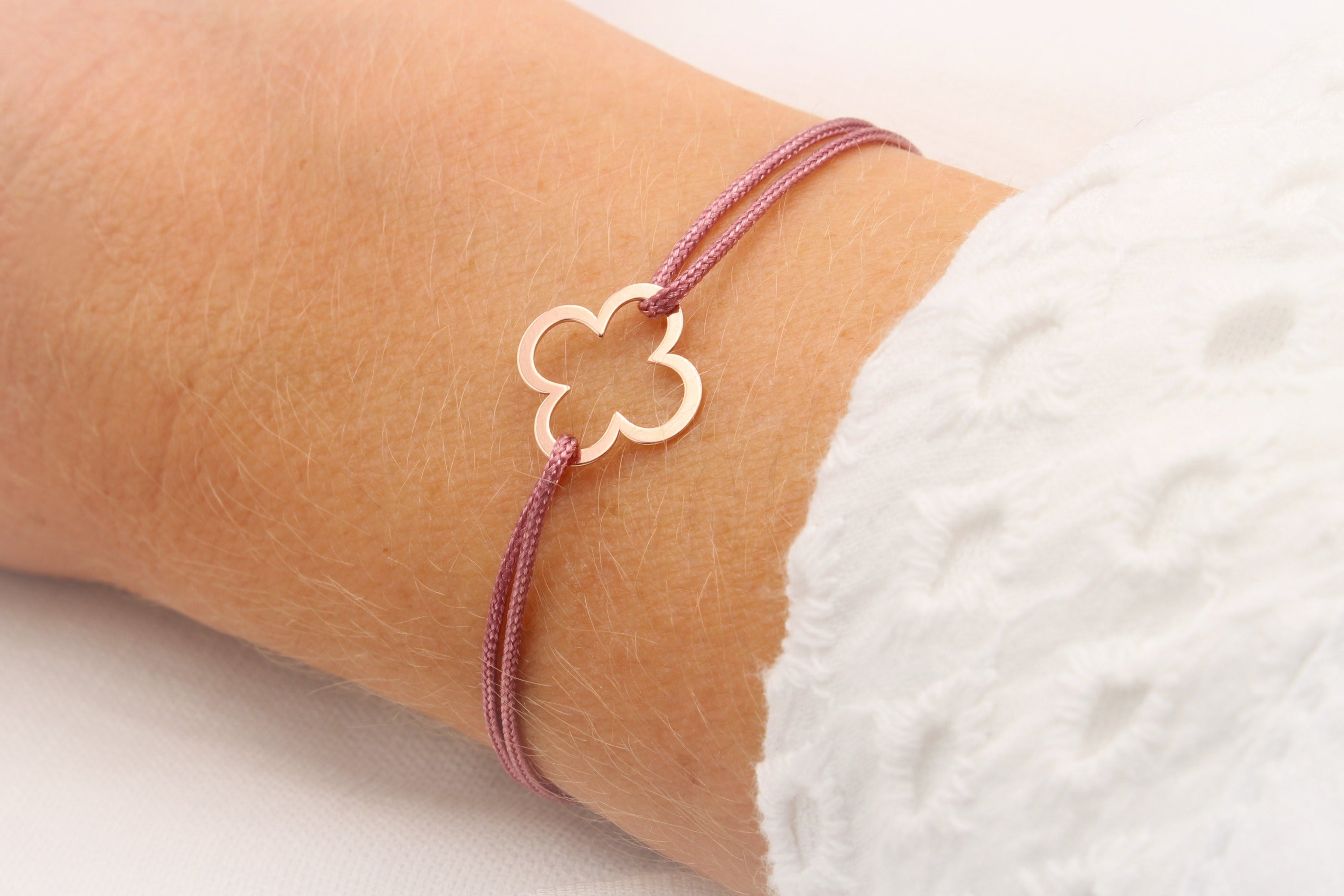 S925 Sterling Silber Armband Mit Vierblättrigem Kleeblatt – Vergoldet, In Geschenkbox – Für Damen