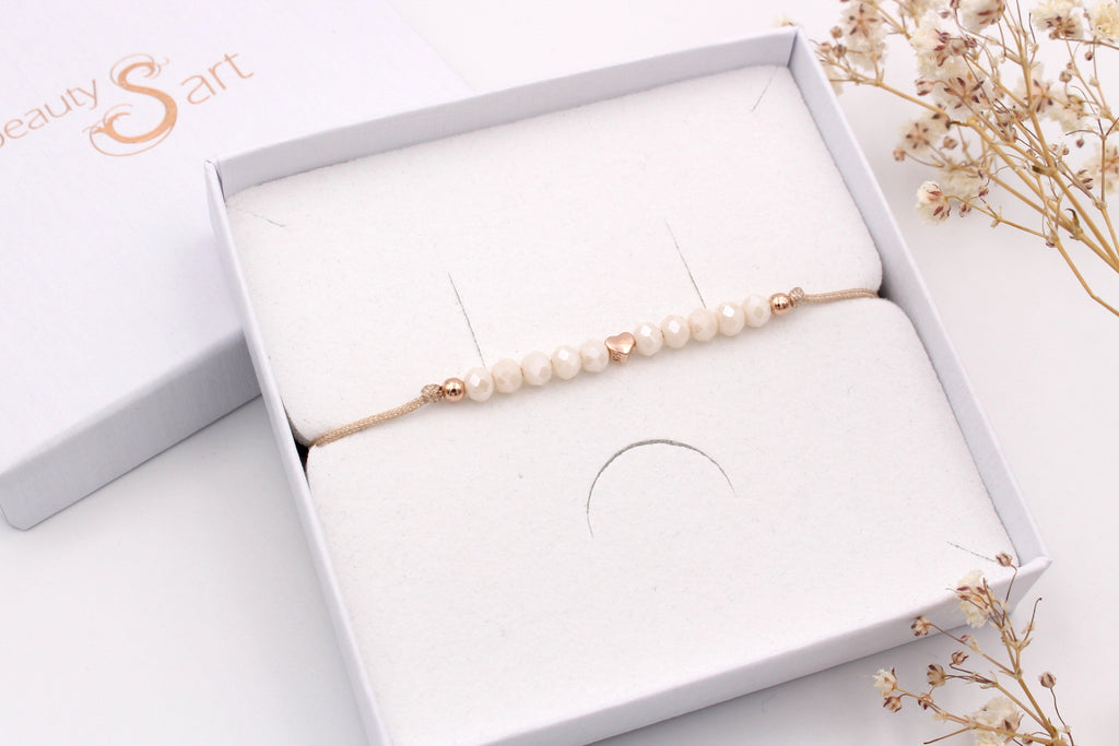 Braut Armband Hochzeit verpackt in einer hochwertigen Schmuckschachtel als Geschenkverpackung