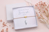 Brautjungfern Armband mit Karte (grüner Zweig) für deine Freundin oder Schwester zur Hochzeit zu fragen