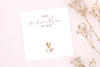 Muttertags Karte mit Text: "Danke der besten Mama der Welt", als kleine individuelle Geschenkverpackung für dein Armband 