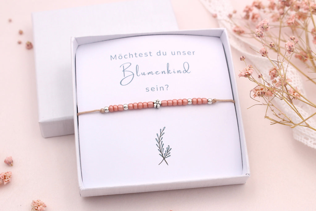Geschekidee als Anfrage zur Hochzeit für das Blumenkind, Möchtest du unser Blumenkind sein?