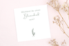 Möchtest du unser Blumenkind sein, Karte als Ergänzung zu einem ARmband von Beautysart Design