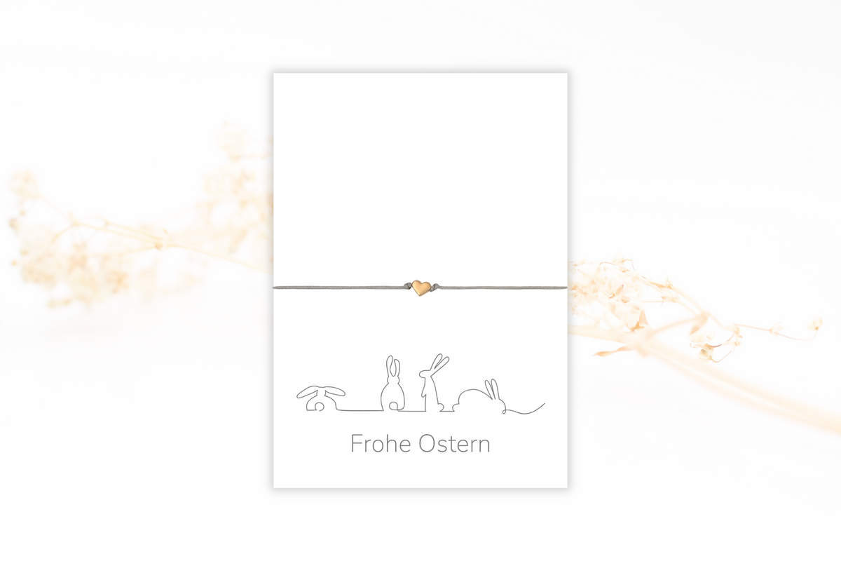 Armband Kaninchen Damen – Rosenquarz & Kristall, Elastisch, Ostergeschenk Für Frauen & Mädchen