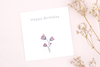 Happy Birthday Geburtstagskarte für dein Armband als kleine besondere Geschenkidee für deine beste Freundin
