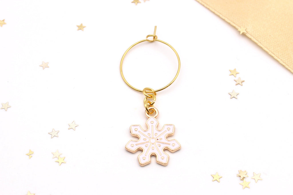 Glasmarkierer Schneeflocke Weihnachten