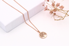 Tree of Life Kette in 925 Silber rose vergoldet