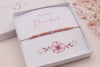 Video über das Blumen Armband mit Karte in einer Box für das Blumenkidn zu fragen