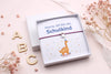 Schutzengel Armband mit Karte für das Schulkind, verpackt in hübscher Schmuckschachtel für die Schultüte