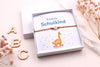 Endlich Schulkind, Einschulungsgeschenk für Jungen zum Schulstart, Armband mit Dino Karte