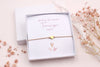 Trauzeugin zur Hochzeit fragen mit Armband mit Karte und Schmuckschachtel im Set
