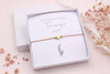 Willst du meine Trauzeugin sein? Armband mit Karte und kleiner Box im Set 