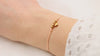 Video Filigranes Armband Herz Anhänger 4 Perlen Farbe rosegold, geflochtener Makrameeverschluß, Makramee Band Farbwahl