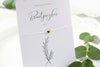Brautjungfer fragen Karte mit Armband grüner Zweig, Wunscharmband mit Engel, Herz, Stern, Blume oder Herz Anhänger, Bandfarbe Farbwahl