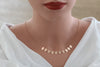 Halskette Edelstahl 10 Plättchen Farbe rosegold