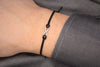 Lederarmband schwarz Infinity Farbe silber, viele Farben erhältlich, Armband Herren Damen, unisex Unendlichkeitszeichen